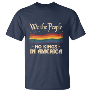 We The People No Kings In America T Shirt Pride Month LGBTQ TS10 Navy Print Your Wear