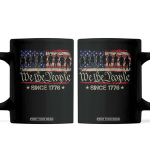 We The People Since 1776 Coffee Mug 250 Years America Anniversary Vintage American Flag TS11 Black Print Your Wear