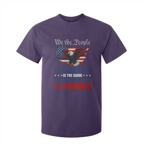 We the People Patriotic Eagle T Shirt For Kid Defend the Constitution American Flag TS02 Purple Print Your Wear