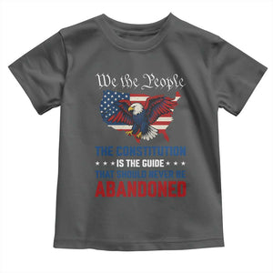 We the People Patriotic Eagle Toddler T Shirt Defend the Constitution American Flag TS02 Dark Heather Print Your Wear