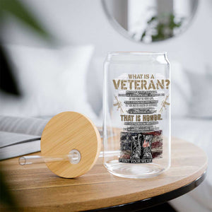 What Is A Veteran That Is Honor American Flag Glass Can Veteran's Day TS11 Print Your Wear