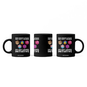 When Someone Attacks One Party Member D20 Dice LGBTQ Ally Coffee Mug TS10 Print Your Wear