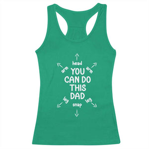 You Can Do This Dad Racerback Tank Top Annoucement Baby Shower First Fathers Day Gifts TS10 Irish Green Print Your Wear