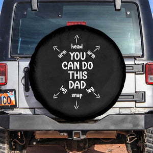 You Can Do This Dad Spare Tire Cover Annoucement Baby Shower First Fathers Day Gifts TS10 No hole Black Print Your Wear