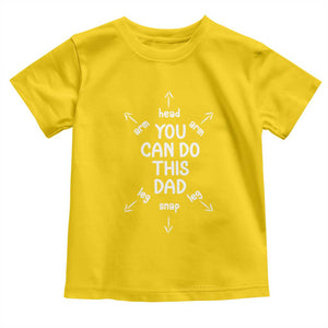 You Can Do This Dad Toddler T Shirt Annoucement Baby Shower First Fathers Day Gifts TS10 Daisy Print Your Wear