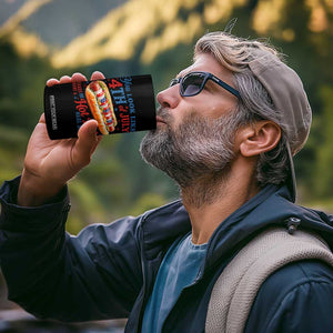 You Look Like 4th of July Hot Dog 4 in 1 Can Cooler Tumbler Funny Patriotic Food Meme TS10 Print Your Wear