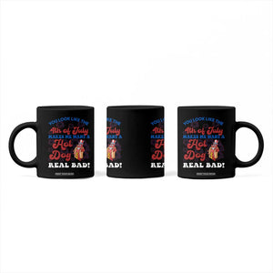 You Look Like The 4th Of July Funny Hot Dog Coffee Mug TS09 Print Your Wear