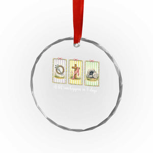 A Lot Can Happen in 3 Days Crystal Glass Ornament Christian Jesus Easter TS14 Print Your Wear