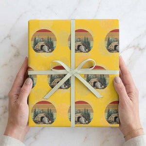 A Lot Can Happen in 3 Days Wrapping Paper Roll Christian Easter TS14 Yellow Print Your Wear
