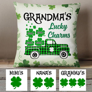 Personalized St Patricks Day Grandma Irish Pillow Cover CTM Custom - Printyourwear