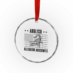 Abolish Alligator Prison Crystal Glass Ornament Stop Alcatraz Sace Everglades TS02 Print Your Wear