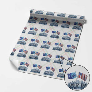 Abolish Ice Minnesota American Flag Wrapping Paper Roll MN Rebel Loon Resistance Protest TS02 Christmas Plaid Print Your Wear