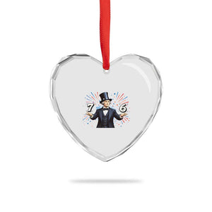 Abraham Lincoln Quote Heart Crystal Glass Ornament American History Presidents Day TS14 Print Your Wear