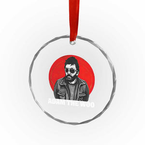 Adam Inspired Graphic Crystal Glass Ornament The Woo In Remembrance Memorial Tribute TS02 Print Your Wear