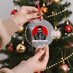 Adam Inspired Graphic Crystal Glass Ornament The Woo In Remembrance Memorial Tribute TS02 Print Your Wear
