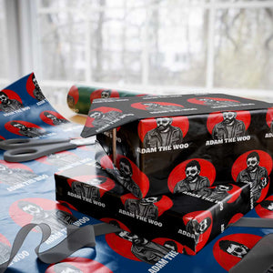 Adam Inspired Graphic Wrapping Paper Roll The Woo In Remembrance Memorial Tribute TS02 Black Print Your Wear