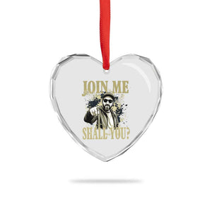 Adam Memorial Tribute Heart Crystal Glass Ornament Join Me Shall You TS14 Print Your Wear