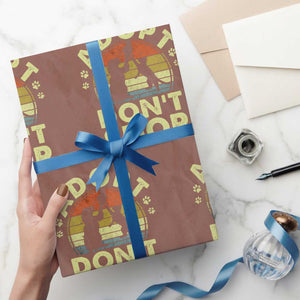 Adopt Dont Shop Wrapping Paper Roll Vintage Retro Cat Dog Rescue Animal Lovers Shelter Volunteer TS10 Mocha Print Your Wear