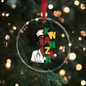African American Nurse Crystal Glass Ornament Joyful Kwanzaa Celebration Gift TS12 Print Your Wear