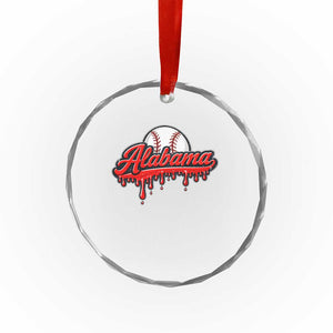 Alabama Baseball Crystal Glass Ornament Bama Sports Team Game Day TS10 Print Your Wear