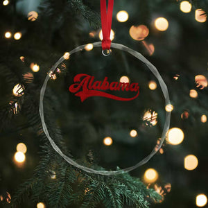 Alabama Fan Crystal Glass Ornament Vintage City Athletic Sports Game Day TS10 Print Your Wear