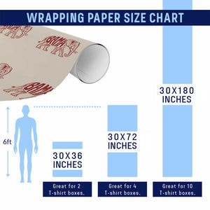 Alabama Fan Wrapping Paper Roll Retro Vintage City Elephant Bama Mascot Game Day TS10 Print Your Wear