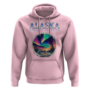 Alaska Aurora Hoodie The Last Frontier Polar Bear TS09 Light Pink Print Your Wear