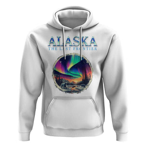 Alaska Aurora Hoodie The Last Frontier Polar Bear TS09 White Print Your Wear