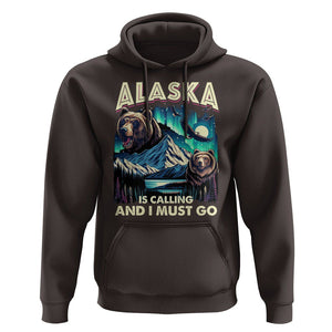 Alaska Is Calling And I Must Go Aurora Beer Home Hoodie TS09 Dark Chocolate Print Your Wear