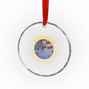 Alex Pretti Memorial Healthcare Hero Crystal Glass Ornament Minneapolis Support Gift TS12 Print Your Wear