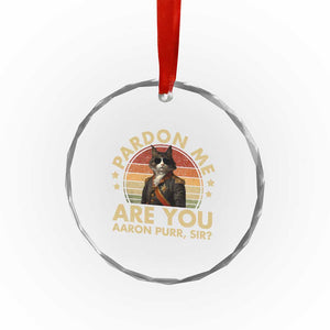 Alexander Hamilton Cat Crystal Glass Ornament Funny Gifts For Fans Cat Lovers TS10 Print Your Wear
