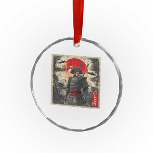 Alien Samurai Crystal Glass Ornament Vintage Japanese Art UFO Funny Ukiyo-e Warrior TS10 Print Your Wear