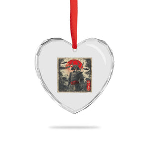 Alien Samurai Heart Crystal Glass Ornament Vintage Japanese Art UFO Funny Ukiyo-e Warrior TS10 Print Your Wear