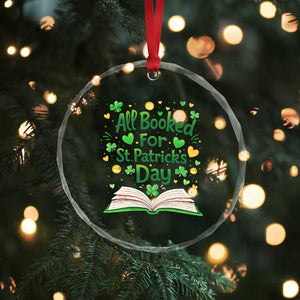 All Booked For St Patricks Day Crystal Glass Ornament Irish Bookworm Gift TS12 Print Your Wear