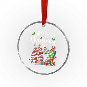 All I Want For Christmas Is 67 Crystal Glass Ornament Trending Meme Holiday Gift TS12 Print Your Wear