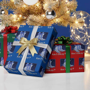 Am I Okay Wrapping Paper Roll Boot Cowgirl Coquette Bow TS10 Print Your Wear