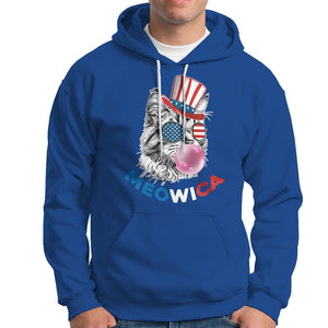 American Cat Hoodie Patriotic Cat Meowica Bubblegum 4th of July Funny Cat Lover TS02 Printyourwear