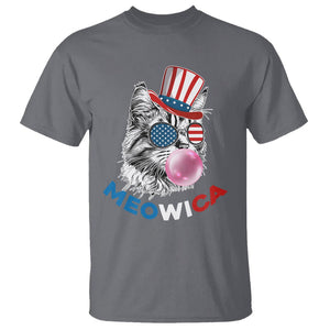 American Cat T Shirt Patriotic Cat Meowica Bubblegum 4th of July Funny Cat Lover TS02 Printyourwear