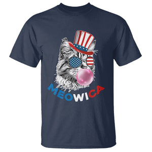 American Cat T Shirt Patriotic Cat Meowica Bubblegum 4th of July Funny Cat Lover TS02 Printyourwear