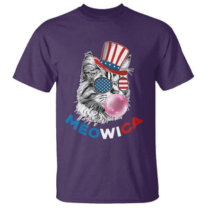 American Cat T Shirt Patriotic Cat Meowica Bubblegum 4th of July Funny Cat Lover TS02 Printyourwear