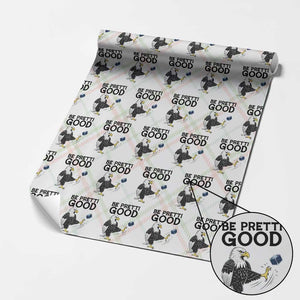 American Eagle Be Pretti Good Wrapping Paper Roll Minneapolis Support Gift TS12 Christmas Plaid Print Your Wear