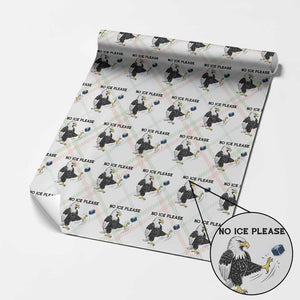 American Eagle No Ice Please Wrapping Paper Roll Minneapolis Support Gift TS12 Christmas Plaid Print Your Wear