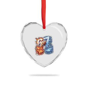 American Football Six Seven Meme Heart Crystal Glass Ornament Funny Gen Alpha Slang Gift TS12 Print Your Wear