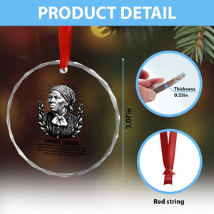American Hero Harriet Tubman Crystal Glass Ornament Black History Leader Gift TS12 Print Your Wear