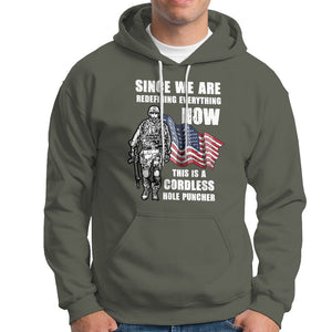 American Patriot Hoodie This Is A Cordless Hole Puncher US Flag Rifle TS02 Printyourwear