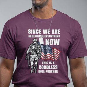 American Patriot T Shirt This Is A Cordless Hole Puncher US Flag Rifle TS02 Printyourwear