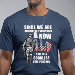 American Patriot T Shirt This Is A Cordless Hole Puncher US Flag Rifle TS02 Printyourwear