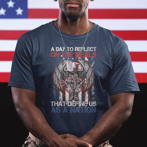 American Patriotic T Shirt A Day To Reflect On The Ideals That Define Us As A Nation TS02 Printyourwear