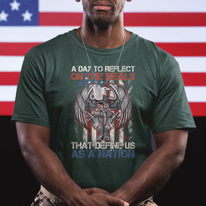 American Patriotic T Shirt A Day To Reflect On The Ideals That Define Us As A Nation TS02 Printyourwear