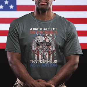 American Patriotic T Shirt A Day To Reflect On The Ideals That Define Us As A Nation TS02 Printyourwear
